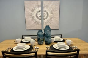 Open Dining Room at Reserve at Park Place Apartment Homes, Hattiesburg, MS, 39402