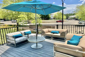 Luxury Outdoor Lounge at Reserve at Park Place Apartment Homes, Hattiesburg, MS, 39402