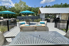 Luxury Outdoor Furniture at Reserve at Park Place Apartment Homes, Mississippi, 39402