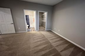 Bedroom with Bathroom and Walk In Closet at Carlton Park Apartment Homes, MS, 39232