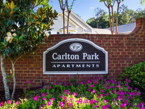 Welcome Sign at Carlton Apartment Homes, Mississippi