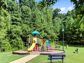 Fun Playground for Kids at The Woodlands Apartment Homes, Meridian, MS
