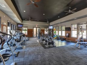 State of the Art Fitness Center at Faulkner Flats Apartment Homes, Oxford, MS, 38655
