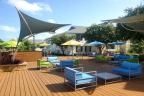 Large Luxury Deck at Reserve of Bossier City Apartment Homes, Bossier City, Louisiana