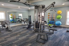 Fitness Facility with Weights at Reserve of Bossier City Apartment Homes, Bossier City, LA, 71111