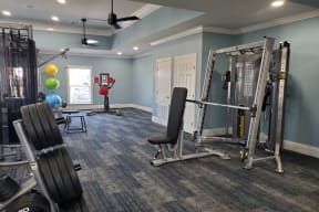 Large Fitness Facility at Reserve of Bossier City Apartment Homes, Bossier City, Louisiana, 71111