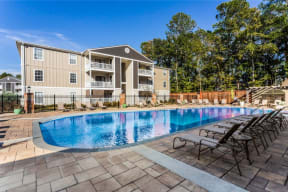 Beautiful Pool Deck at Reserve of Gulf Hills Apartment Homes, Ocean Springs, 39564
