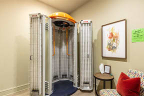 State of the Art Tanning Bed at Cambridge Station Apartment Homes, Oxford, MS, 38655