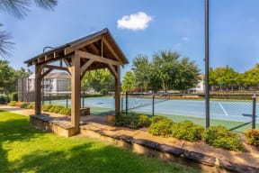 Tennis Court at Lexington Pointe Apartment Homes, Oxford, Mississippi