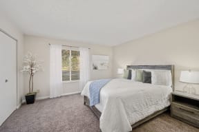 Spacious Bedroom With Comfortable Bed at Enclave, Beavercreek, OH, 45431