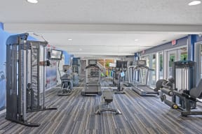 our state of the art gym is fully equipped with cardio equipment and weights