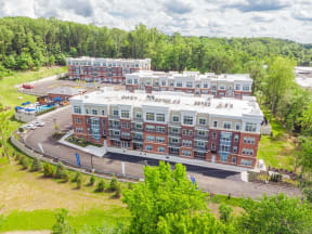 Kingsley Exterior Drone at The Kingsley, New Jersey