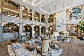 Decorated Clubhouse at The Pearl at Station Bay, New Jersey