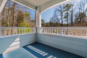 Amberwood at Lochmere, Cary NC, spacious covered patio