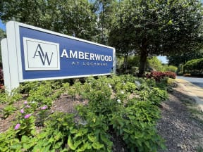 Amberwood at Lochmere, Cary NC, monument sign