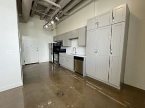 Land Bank Lofts in Columbia, SC with ample cabinet space