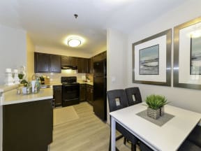 Dining Room and Kitchen View at Dawson Forest, Dawsonville, GA