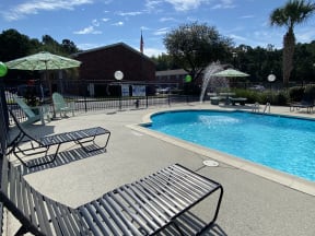 Retreat at Palm Pointe, North Charleston South Carolina, pool with lounge chairs
