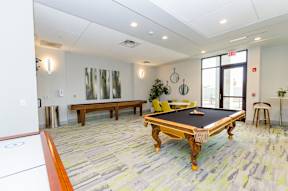Pool Table In Clubhouse at Lofts at South Lake, Clermont, FL