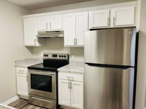 Stone Gate Apartments in Charlotte, NC, newly renovated kitchen style