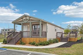 Small House with a Porch at Buckingham Village Apartments, Universal City, Texas