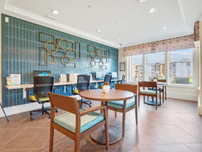 Clubhouse interior