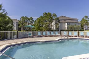 Resort-Style Pool with chairs