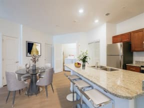 a kitchen or kitchenette at locale dallas victory park