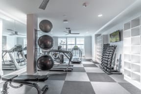 the gym at the lighthouse at glen cove