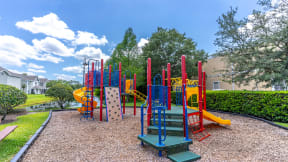 the playground at the apartments
