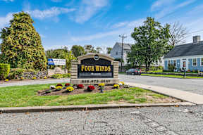 Entry Sign at Four Winds Apartments, Fall River, MA, 02720