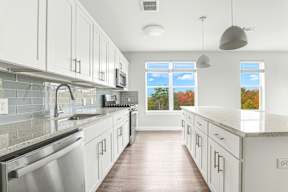 Kitchen with Cabints at Viva Lakeshore, Massachusetts