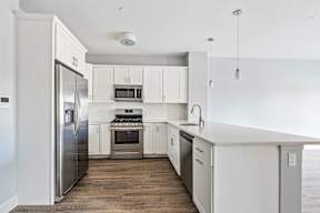 Equipped Kitchen at Four Winds Apartments, Fall River, MA