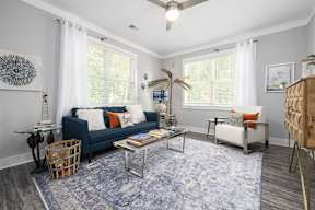 Living Room Interior at Park Circle Village Apartments, South Carolina, 29405