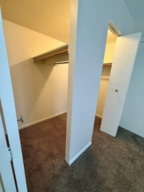 a walk in closet