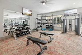Spacious Home Gym at Park Circle Village Apartments, North Charleston