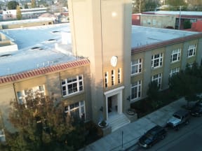 Bakery Lofts Exterior aerial view