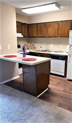 Kitchen Designed With Ample Storage Space at Baker Station, Tennessee