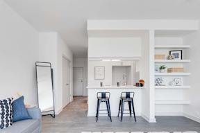 a kitchen or kitchenette at hello lisbon terreiro do paco collection apartments