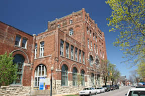 Street view of The Brewery Apartments