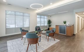Perkins Square apartments community room
