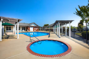 our resort style swimming pool is open to the community
