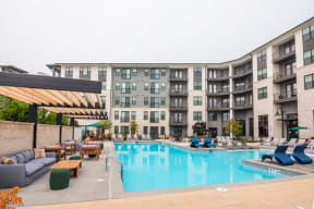 the residences at city center apartments swimming pool