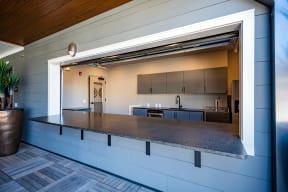 a garage door opens to a kitchen
