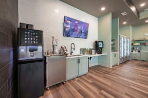 our apartments showcase a beautiful kitchen