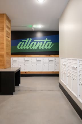 the new fulfillment center has plenty of locker rooms for employees