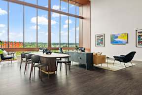 Game room at Hue Apartments, Redmond , Washington