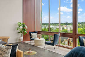 Chair and couch at Hue, Redmond, Washington
