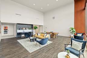 Living room at Hue, Redmond, Washington