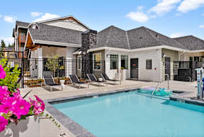 a swim at Telka Apartments, Washington